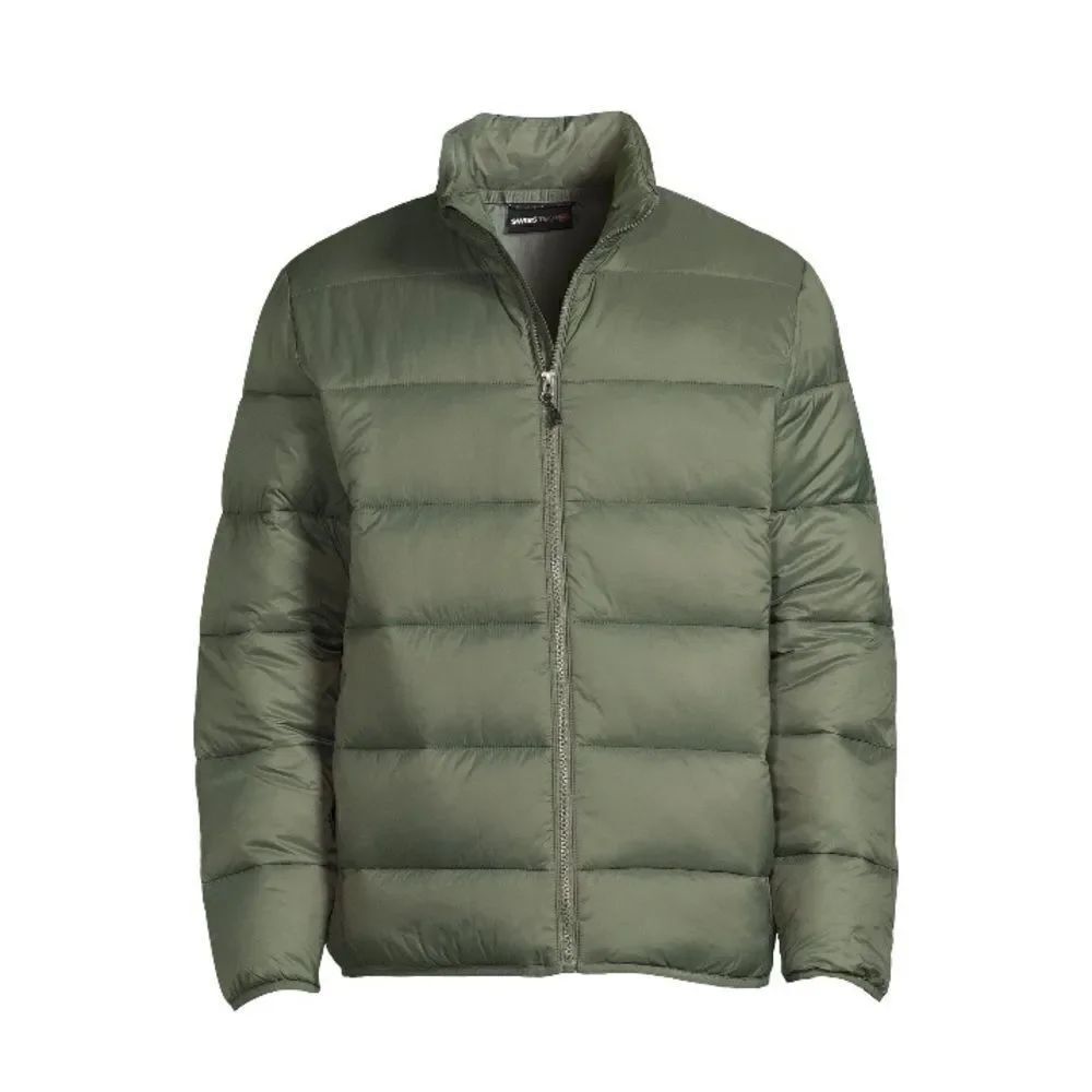 Men's Lightweight Quilted Packable Puffer Jacket Coat Size M